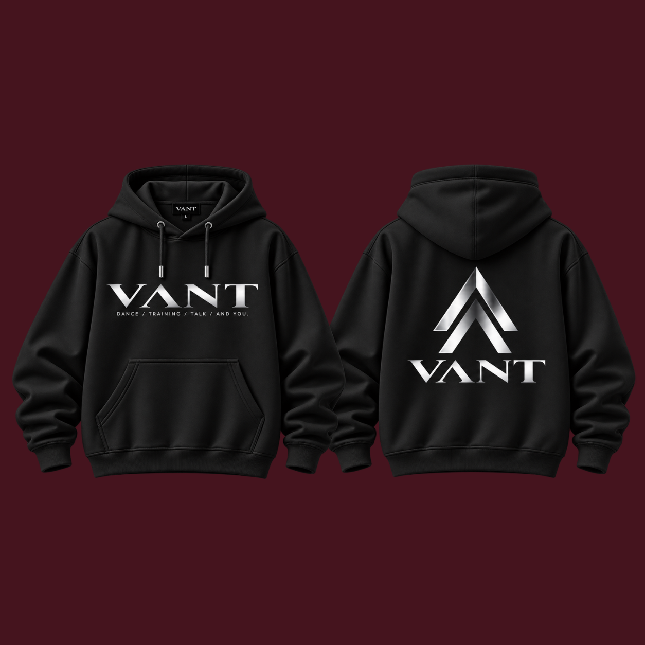 VΛNT LOGO HOODIE / BLACK