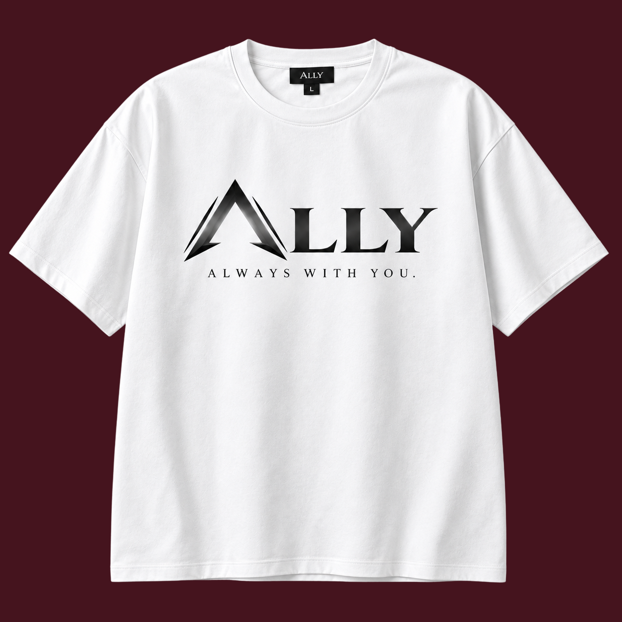 ΛLLY CHEVRON TEE / WHITE