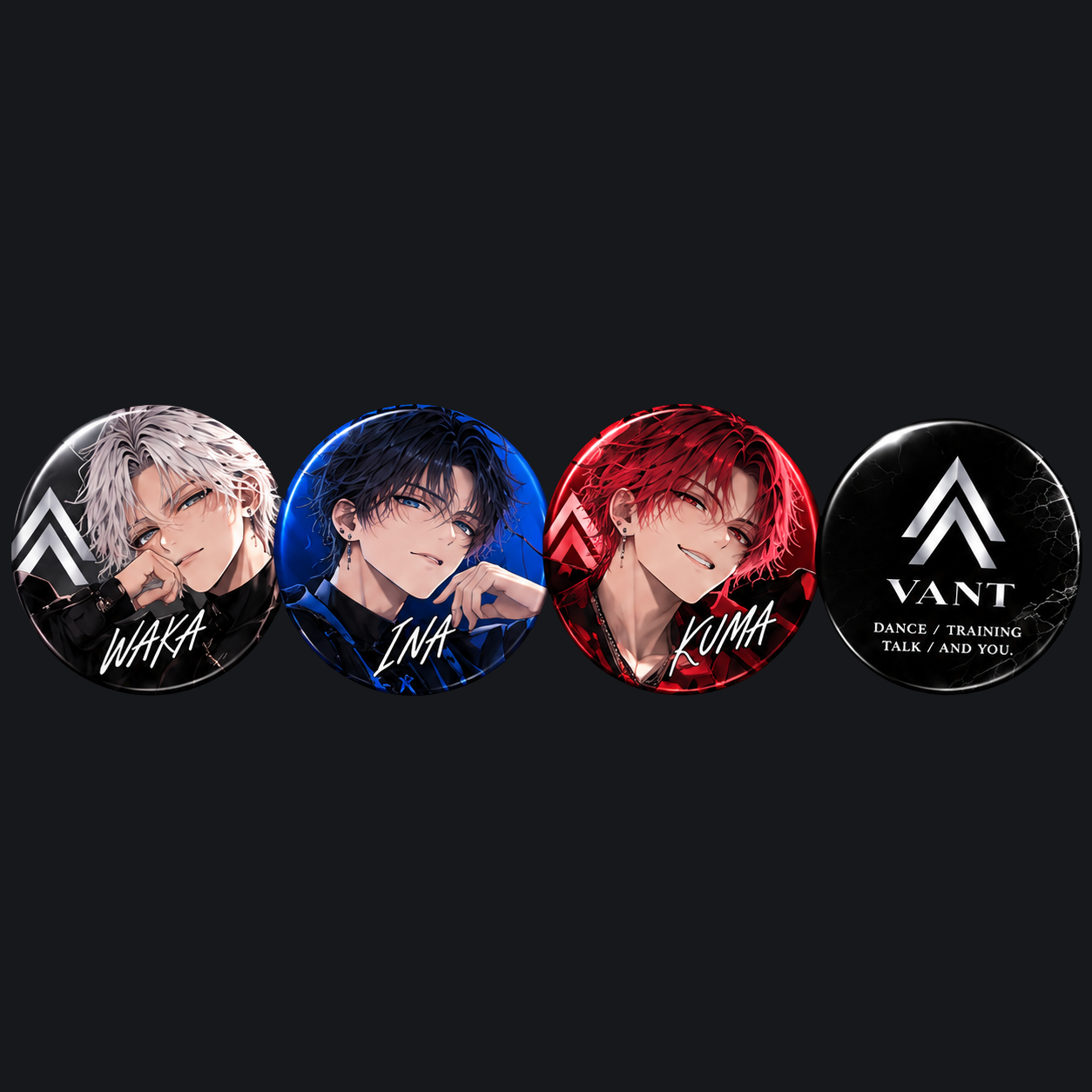CAN BADGE SET (4 TYPES)