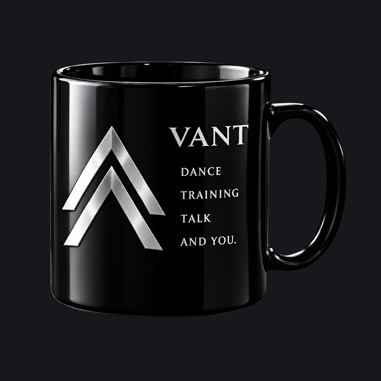 VΛNT LOGO MUG / BLACK