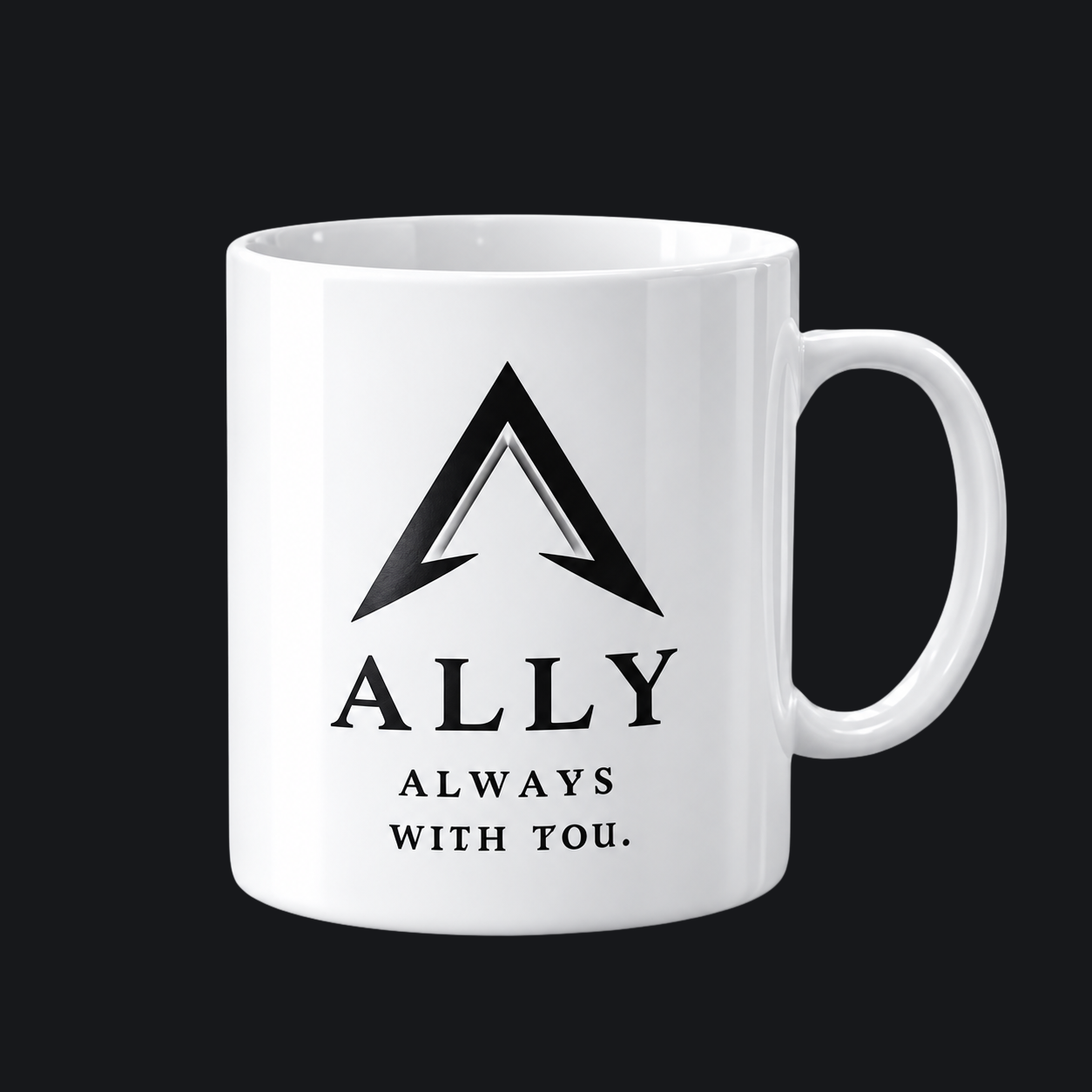 ΛLLY LOGO MUG / WHITE